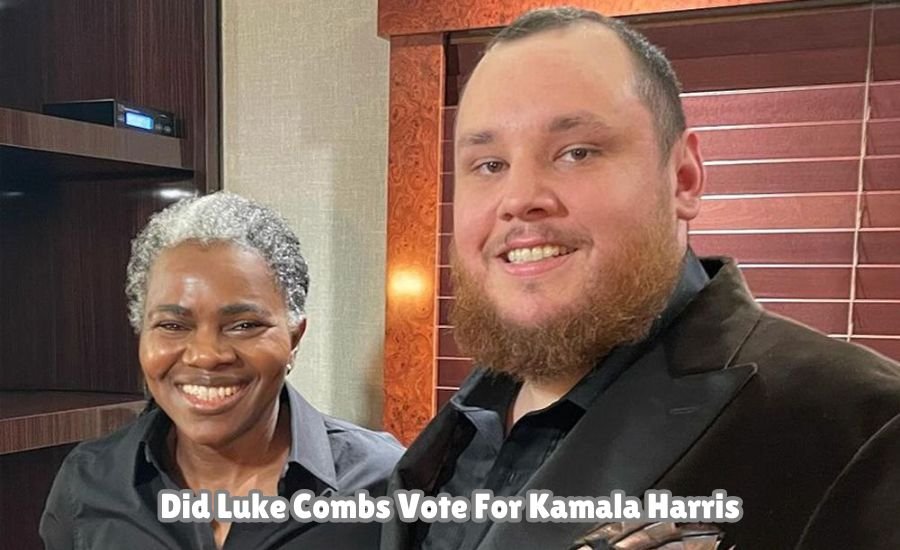 did luke combs vote for kamala harris