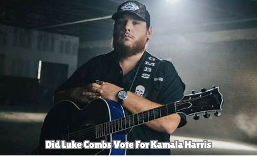 did luke combs vote for kamala harris