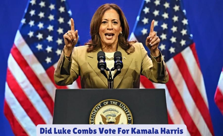 did luke combs vote for kamala harris