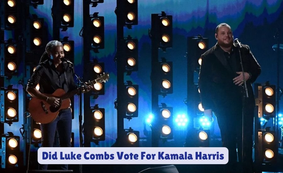 did luke combs vote for kamala harris